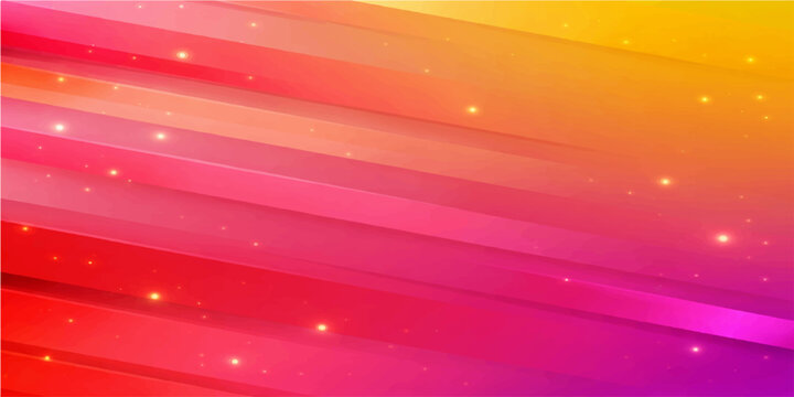 Vibrant abstract red background with stars features a colorful rainbow gradient of light and energy, blending motion blur with bright lines and a wave pattern for an artistic wallpaper backdrop
