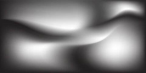 Monochrome abstract black and white liquid fluid mesh gradient background © Agungpratama