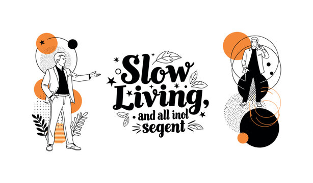 celebrity gesturing to crowd abstract circles lines and geometric shapes representing public engagement and posing black and white retro human silhouette with