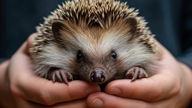 Hand-held Hedgehog