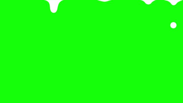 水滴が垂れてくるアニメーション 4K　背景透過　ループ