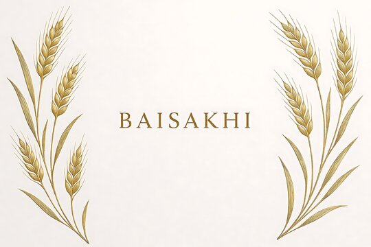 Happy Vaisakhi celebration of prosperity joy and new beginnings where golden fields shine with hope and happiness as the harvest season brings smiles to every heart this special festival marks the spi