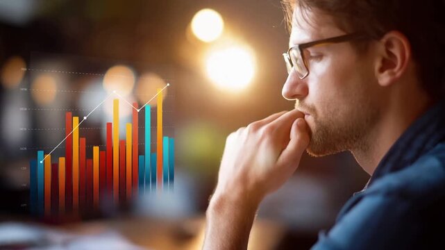 A user sits at a modern laptop surrounded by floating icons of API and AI automation.