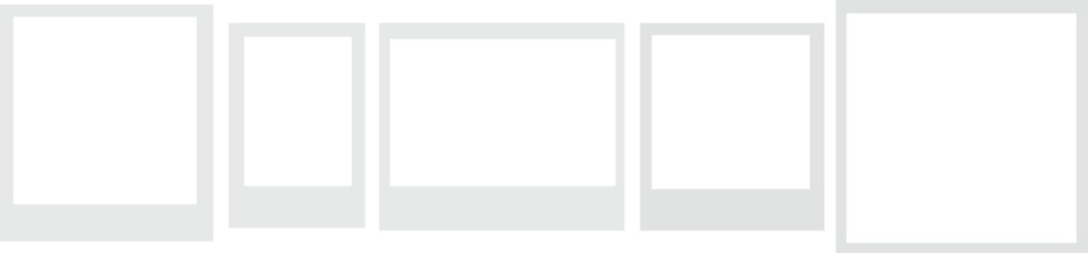 Five polaroid photos with gray frames and white backgrounds for mockup or template purposes  photo display  instant camera