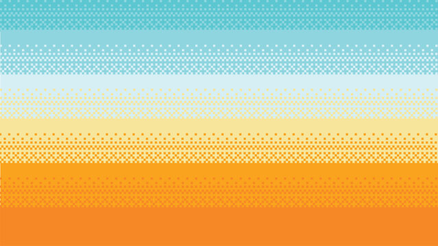 colorful abstract pattern background background in pixel art. template summer concept. vector illustration