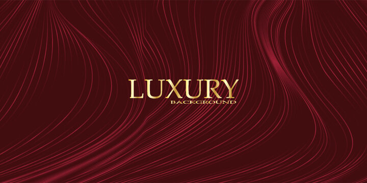 Contemporary technology cover design set. Luxury background with red line pattern (guilloche curves). Premium vector tech backdrop for business layout, digital certificate, formal brochure template