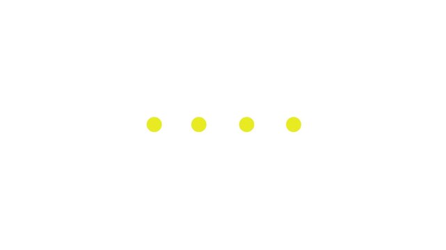 Website loader animation. Colorful loading progress icon animation for web design on white background. 4k video
