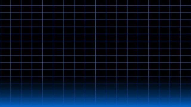 blue background motion grid animation with transparent background