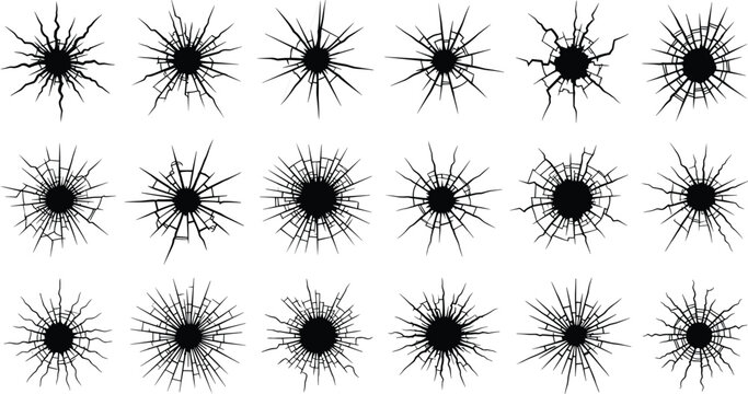 Shatter Mark 「Bullet Mark」の写真素材 | 22,505件の無料イラスト画像 | Adobe Stock