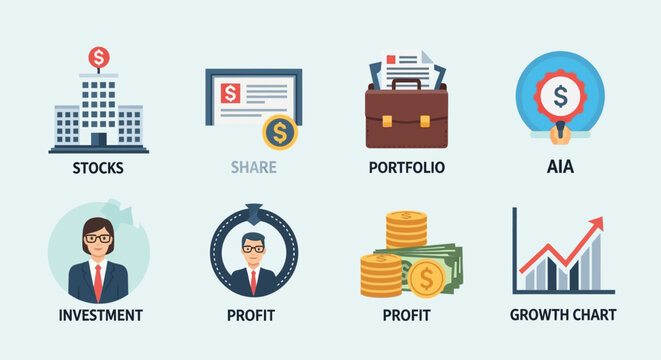 Business Investment Growth Finance Concept.