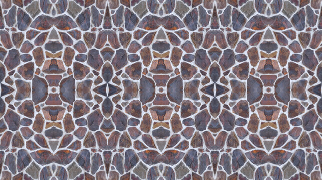 Symmetrischer Steinhintergrund