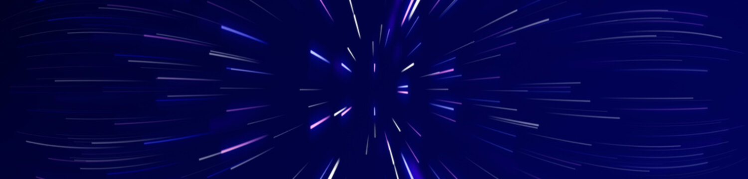 Cosmic light speed traveling through deep space