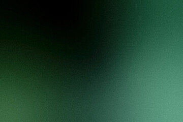 Fototapeta premium Wallpaper Gradient Background with Grainy Noise Texture, Dark Green Abstract Colour Blend for Banner Header Poster Design