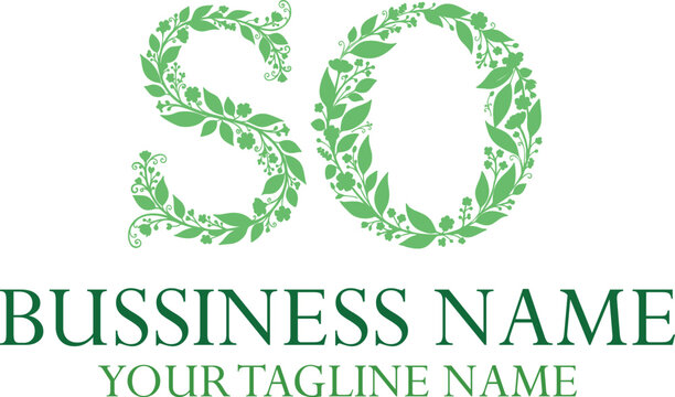 SO S so initial logo | initial based abstract modern minimal creative logo, vector template image. luxury logotype logo, real estate homie logo. typography logo. initials logo