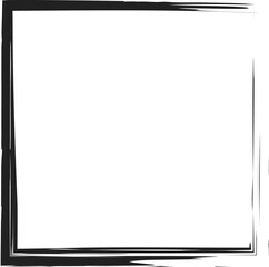Obraz premium Abstract Brush Stroke Square Frame