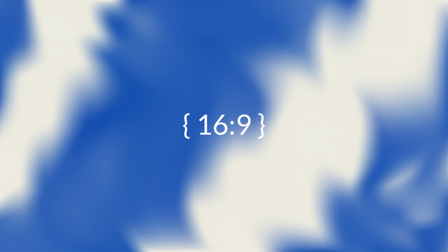 Blue and white paint mix gradient. Fabric batik textured background with blurry gradation. Liquid template for trendy cover social media design. Vector abstract gradient for fashion backdrop.