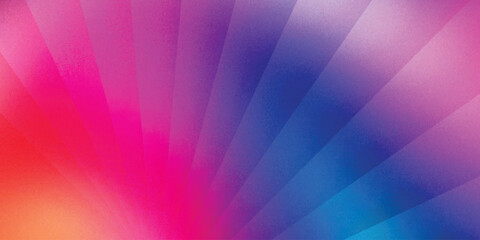 Obraz premium Pink magenta blue purple abstract color gradient background grainy texture