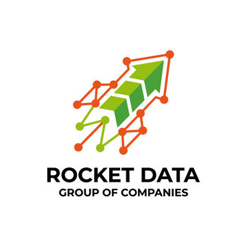 This vibrant rocket illustration symbolizes progress and innovation, ideal for data-centric businesses aiming for growth through modern technology and networking.