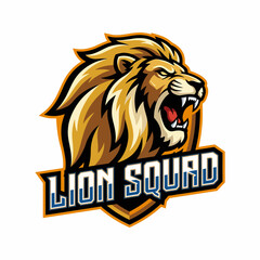 This powerful lion logo symbolizes strength and courage, making it an ideal representation for brands aiming to convey confidence and reliability in their messaging. © Yuyin