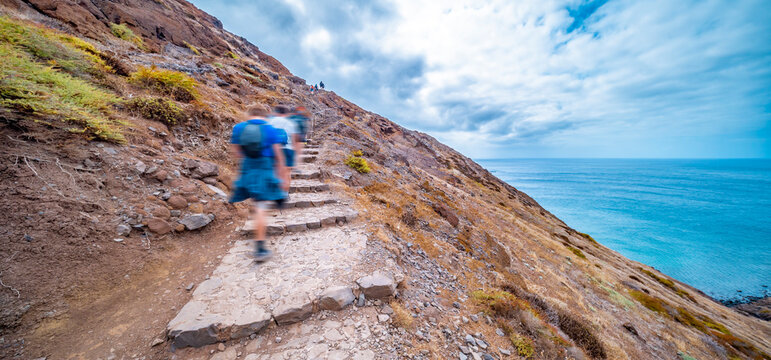 Vereda da Ponta de Sao Lourenco Footpath,  Ponta de Sao Lourenco Natural Reserve, Madeira, Portugal, Europe