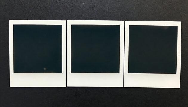 Blank Polaroid Instant Film Photos
