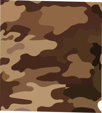 Brown and tan camouflage pattern with dark and light shades