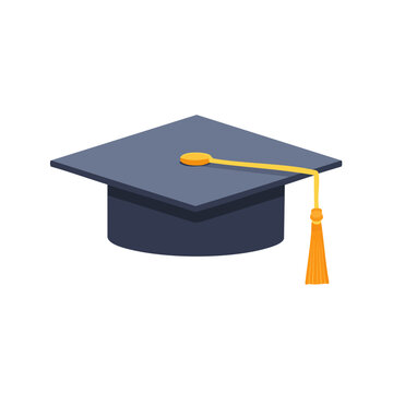 Graduation cap with tassel academic achievement symbol knowledge diploma degree capstone