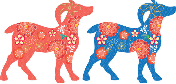 羊年,ひつじ,2027,年賀状,お正月、テンプレート,年賀はがき,はがき、干支、和風、和柄、年賀はがき、年賀,新年,謹賀新年,１月,お正月,正月,2027年,はがき,元旦,ベクター,手書き,イラスト,筆文字,日本