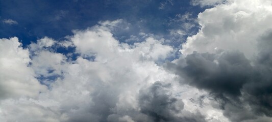 Obraz premium blue sky with clouds
