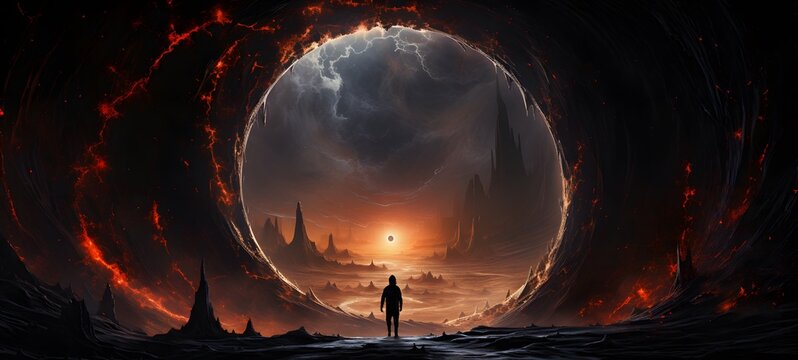 Astral vision High Elf meets cosmos ,generative AI