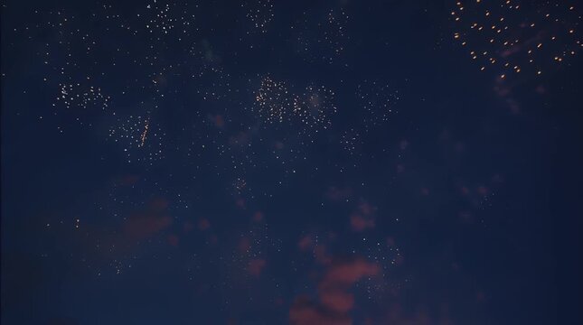 Cosmic Galaxy Space with Stars.