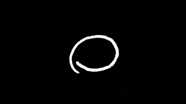 Hand Drawn Scribble Circle Flash