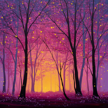 Soft glowing embers light painting