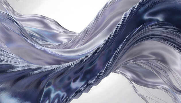Smooth liquid water flowing with soft waves in an artistic motion design backdrop