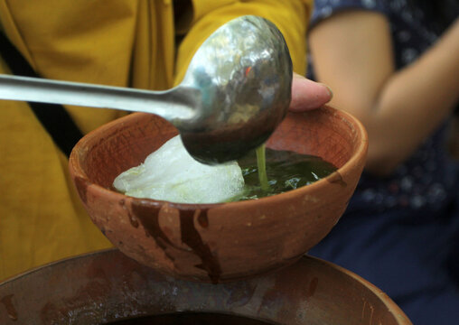 a bowl of traditional porridge