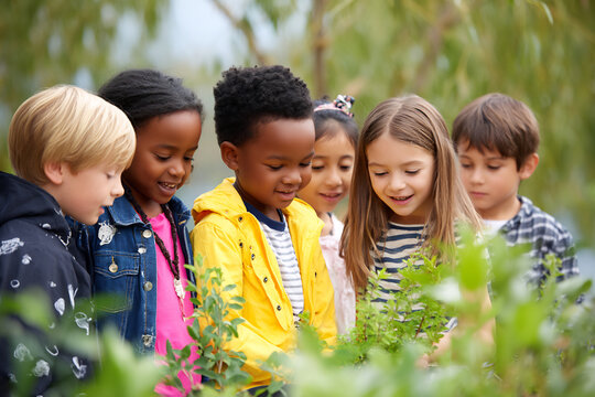 Natural diverse smiling kid african american lifestyle portrait