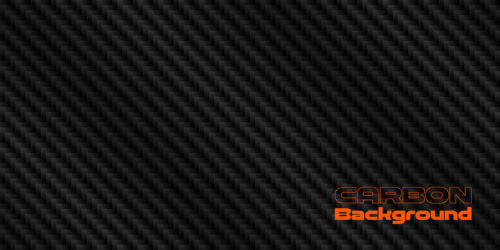 Dark carbon fiber seamless pattern with shadow and highlights. Background of textile fabric material for car tuning. Cloth macro or kevlar crisscross texture. Vector illustration 