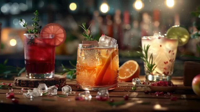 Drinks and Garnishes for Cocktail Party