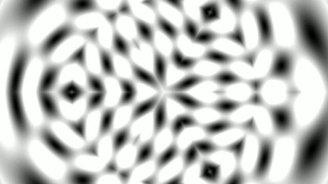 Abstract black and white ripple pattern for background or design