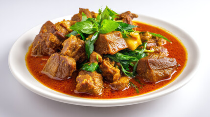 Fototapeta premium northern thai gaeng hang lay pork curry dish