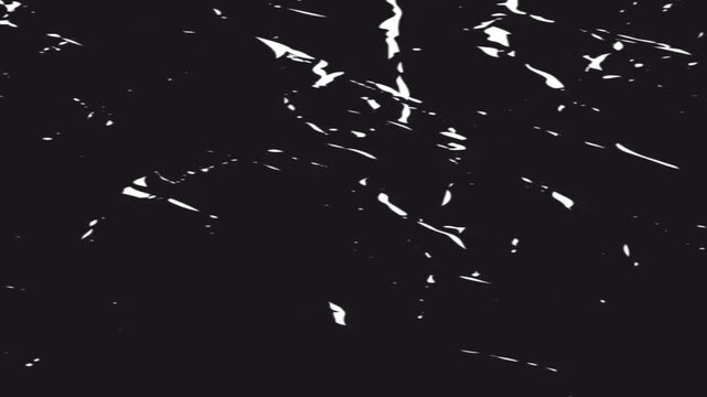 Grunge Film Scratch Overlay Transition, Vintage Dust Texture Effect, Old Film Damage, 5 Seconds Loop