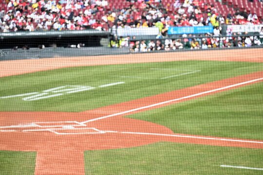 野球場のホームベース