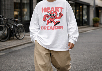  Long Sleeve Tee Mockup