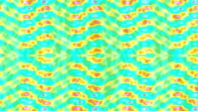 Abstract Colorful Pattern with Pink and Green Waves