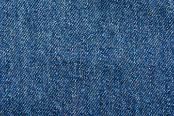 Fototapeta premium Washed denim fabric texture background