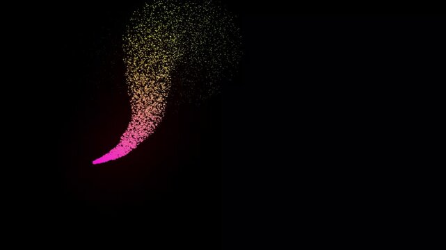 particles ring logo titles animation circle background