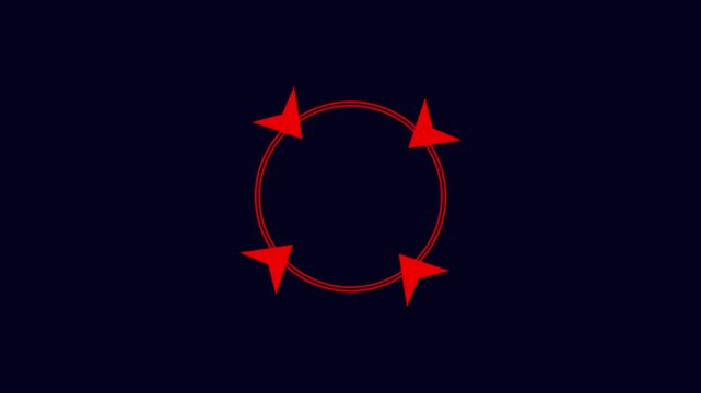 Circular flow diagram with directional arrows indicating rotation.