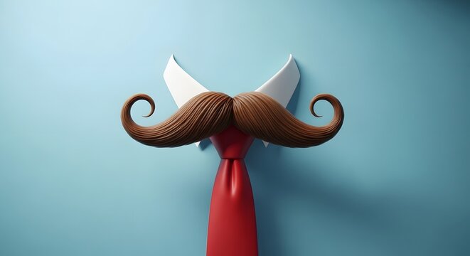 A whimsical sculpture of an octopus tentacle holding scissors against a blue background with a playful artistic vibe