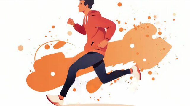 Runner in Motion