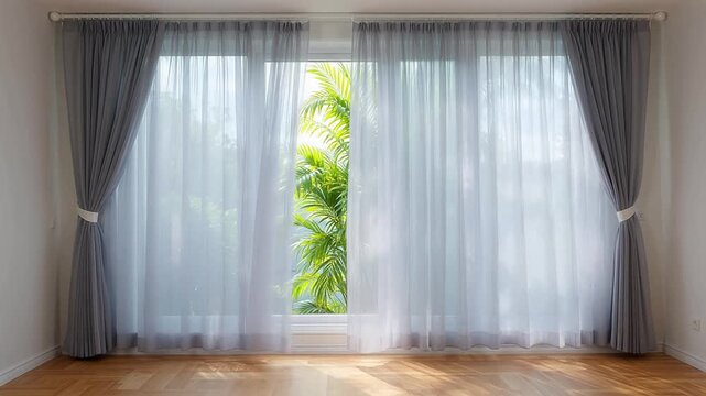 empty room with window